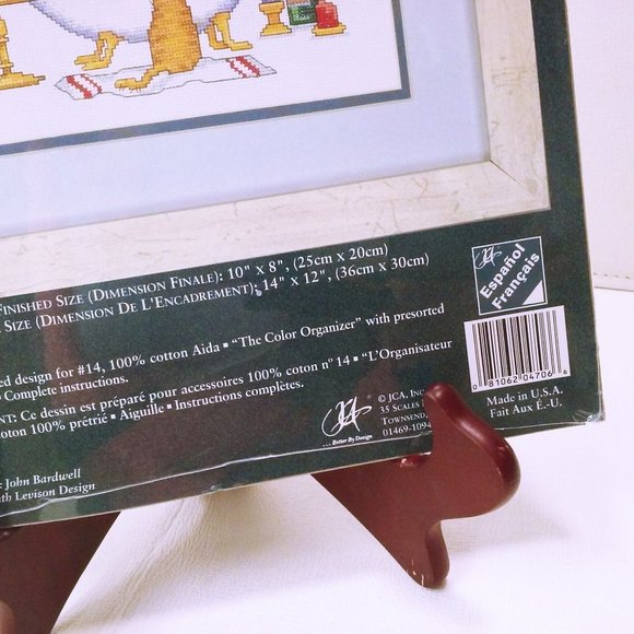 Needle Treasures Cross Stitch Kit 04706 'Lucy Refreshes' Comic Bathtub NIP NOS - Picture 5 of 6